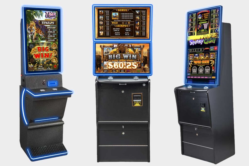 Big Daddy amusement game cabinets.