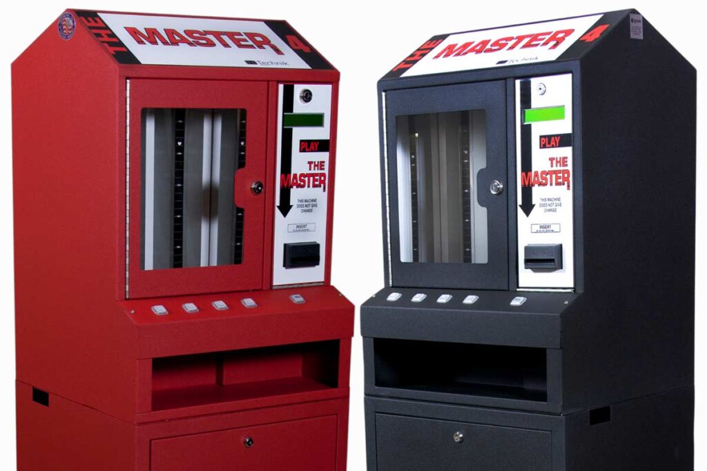 Pull tab vending machines.