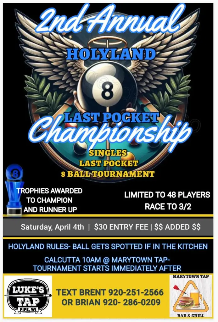 2nd Annual Holyland Last Pocket Championship 4/4