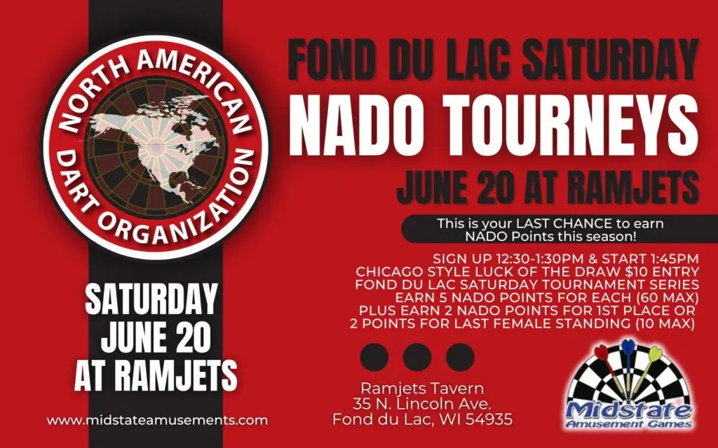 Fdl NADO Dart Tournament at Ramjets