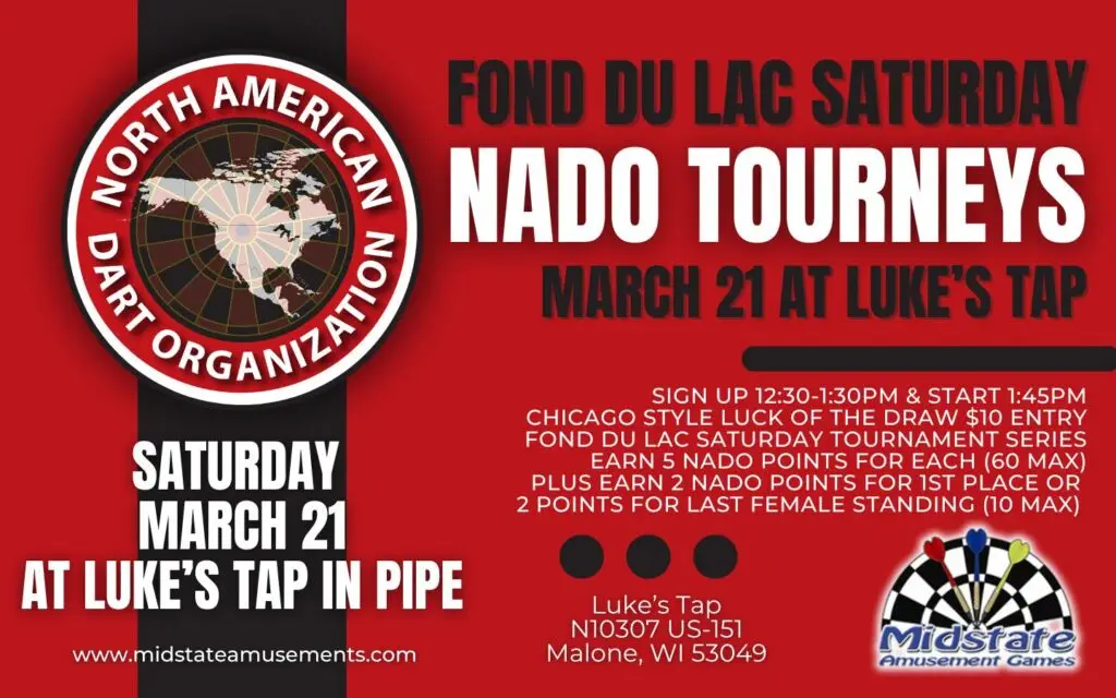 FDL NADO Dart Tournament at Luke's Tap